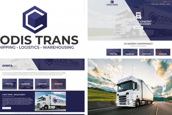 Strona internetowa dla firmy CODIS TRANS